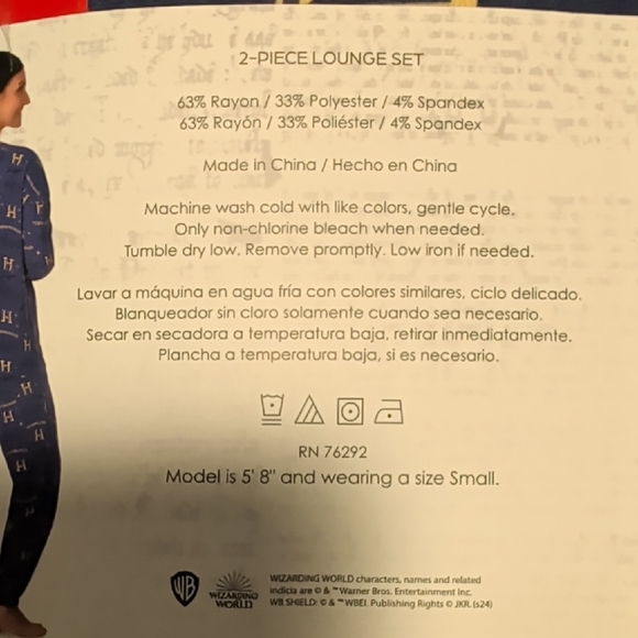 Harry Potter 2-Piece Lounge Set - Picture 5 of 6